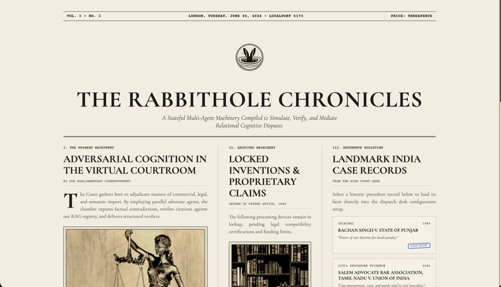 RabbitHole project screenshot
