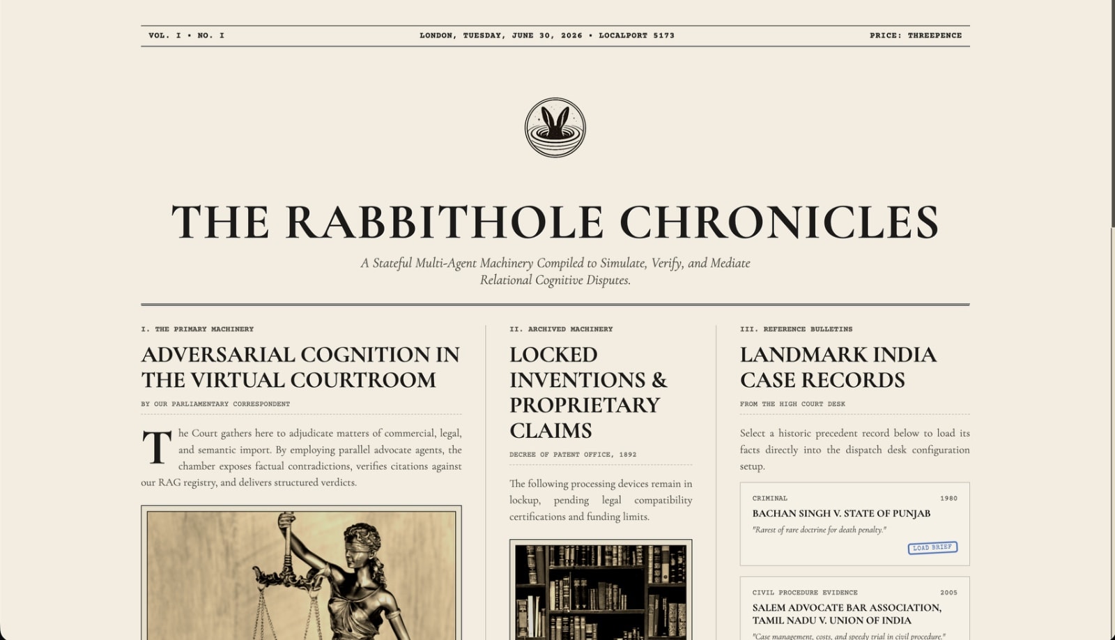 RabbitHole project screenshot